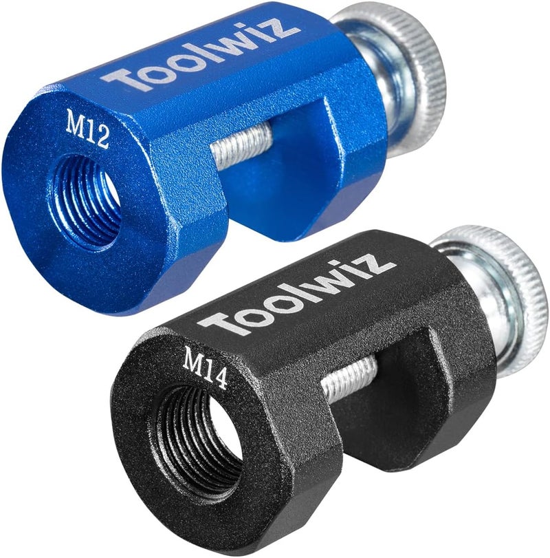 Toolwiz Spark Plug Gap Tool 2pcs, High Precise Gapping Tool Adjustment Kit for 12mm 14mm Thread Spark Plug - Image 1
